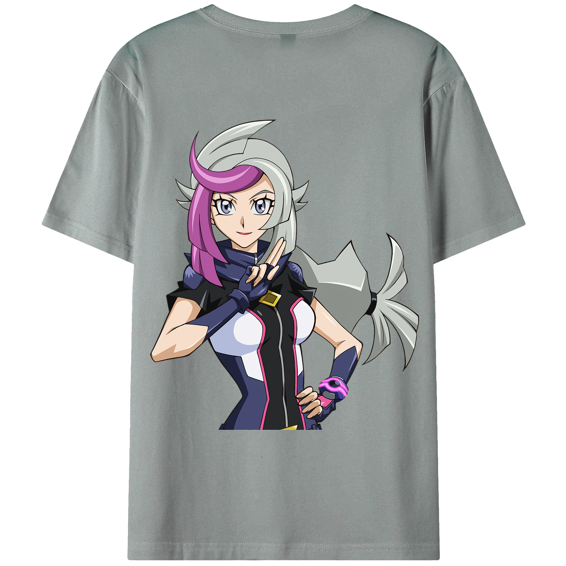 （画像用） 遊☆戯☆王 Yu-Gi-Oh! 綿100％ メンズ半袖Tシャツ（バックプリント） 通気性